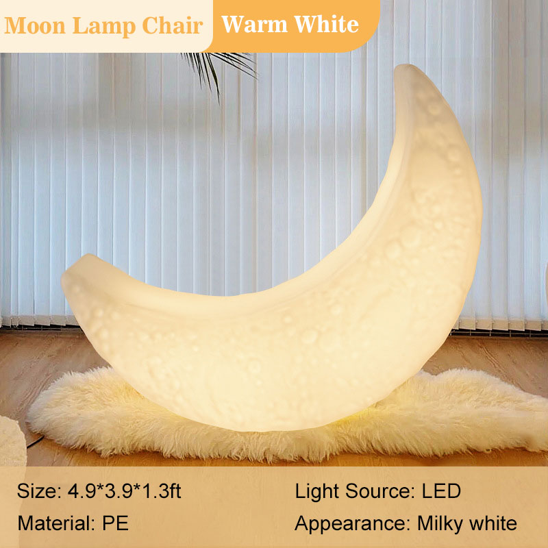 150*120*40cm IP65 Light-Up Moon Lamp Chair For Indoor & Outdoor 150*120*40cm IP65 Light-Up Moon Lamp Chair For Indoor & Outdoor